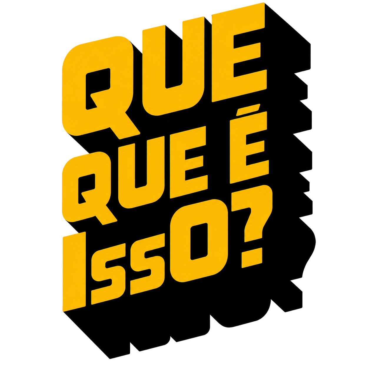Logo oficial QUE QUE É ISSO?